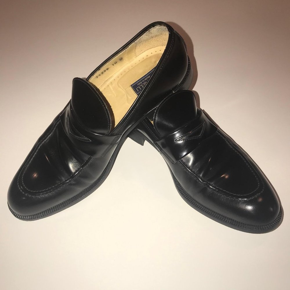 Italy Panelli leather loafers size 10D
